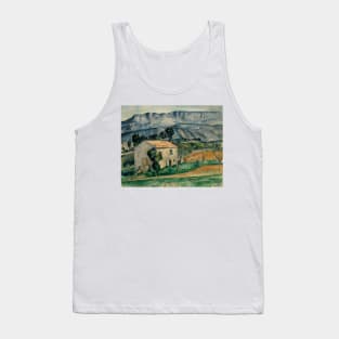 House in Provence by Paul Cezanne Tank Top